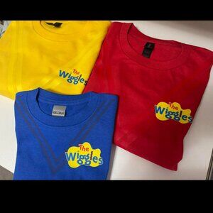 ONE size Large Adult Yellow The Wiggles T-shirt
